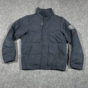 Abercrombie & Fitch Boys Puffer Jacket Coat Navy Size‎ S